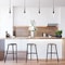 Designers Fountain Louise 60 Watt 1 Light Matte Black Pendant with Spindles D231M-5P-MB - alternate 2
